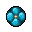 Round Turquoise Pillow.gif